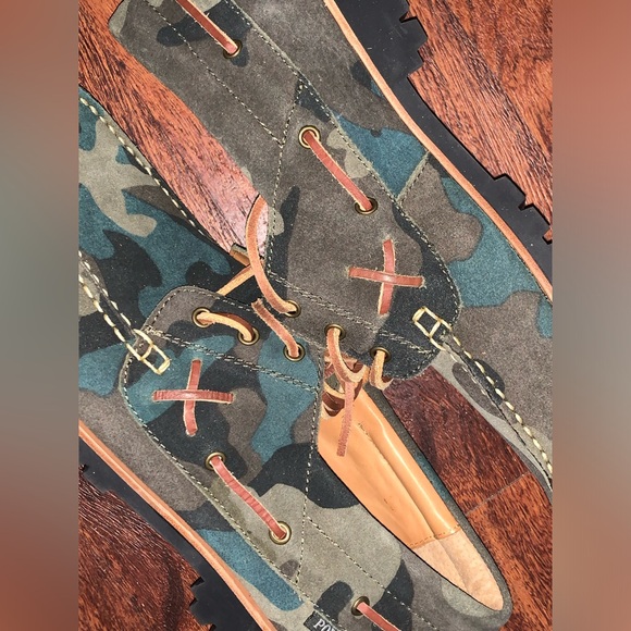 Ralph Lauren Polo shoes camo - size 12 - Picture 2 of 14